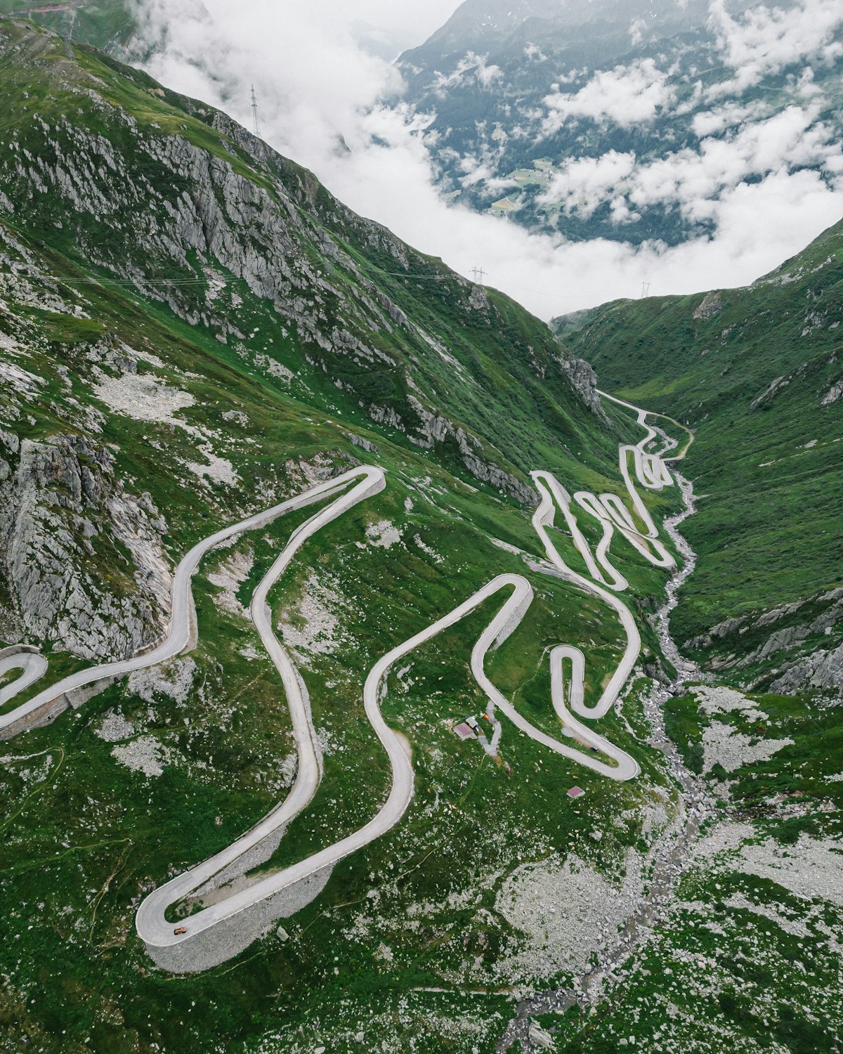 Bernina Pass road trip Switzerland highest alpine pass with glacier lakes and railway